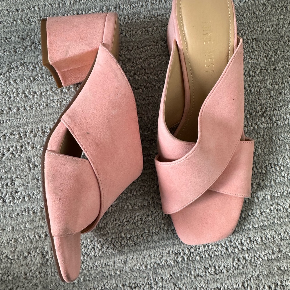Nine West Pink Mules for Women